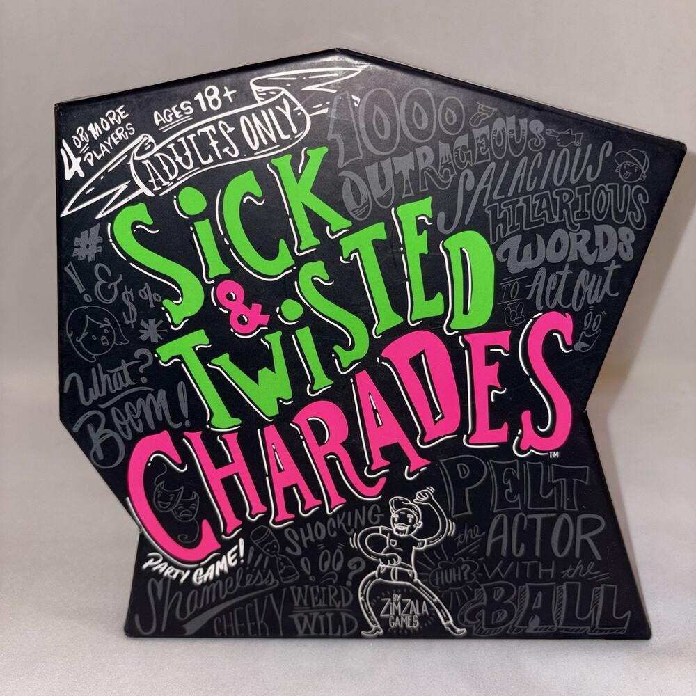 Sick & Twisted Charades Game by Wonder Forge 2017 Party Family Adult Sealed NEW